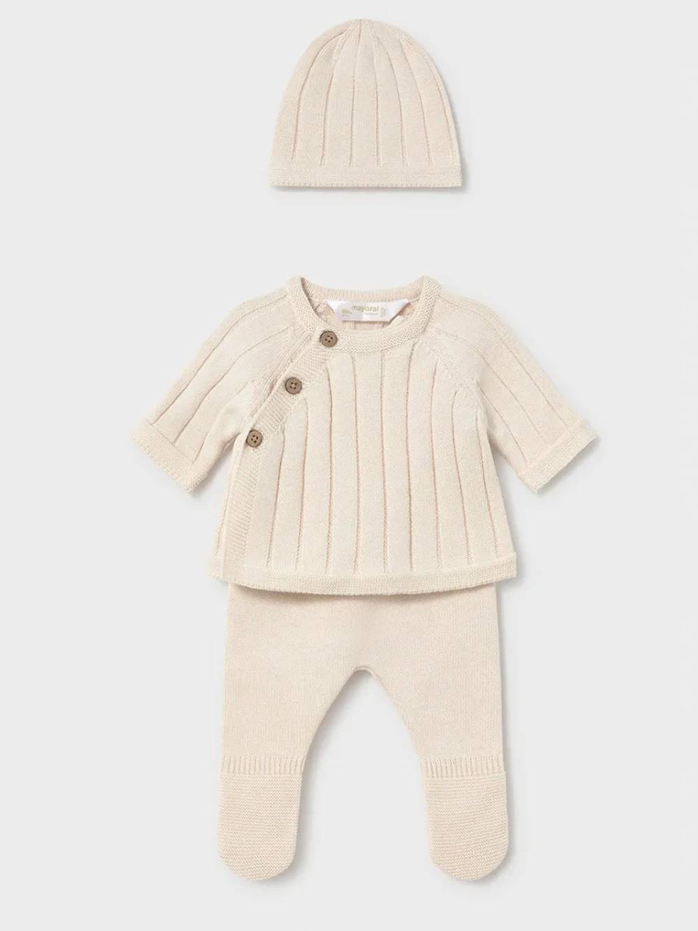 Плетен комплект Mayoral Newborn екрю